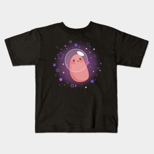 Kawaii Potato Cute Stargazing Anime - Funny Astronaut Kids T-Shirt